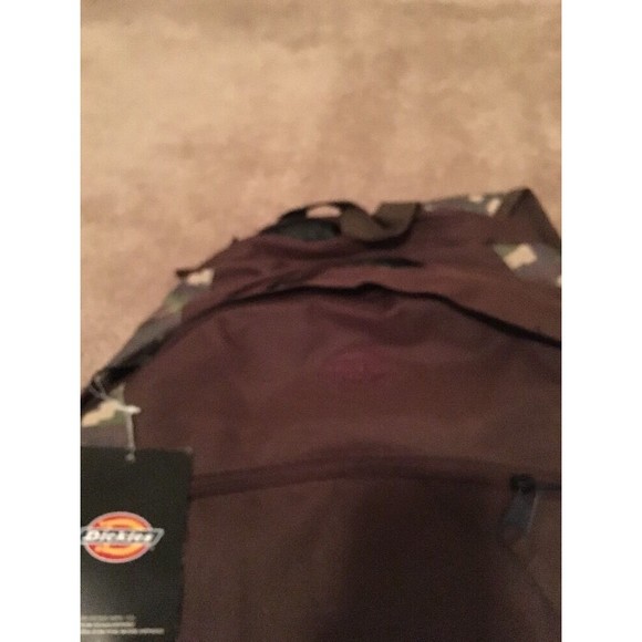 Dickies Brown Camo Student School Backpack Bag Camouflage - Picture 5 of 6